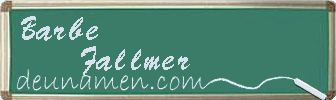 Barbe Fallmer Visitenkarte